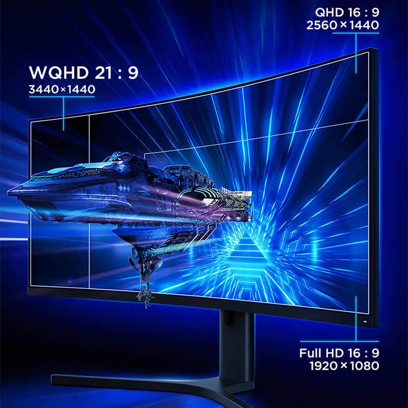 Monitor 34 Curvo LLA Gaming XZMO341B WQHD/ VA/ 100Hz Xzeal