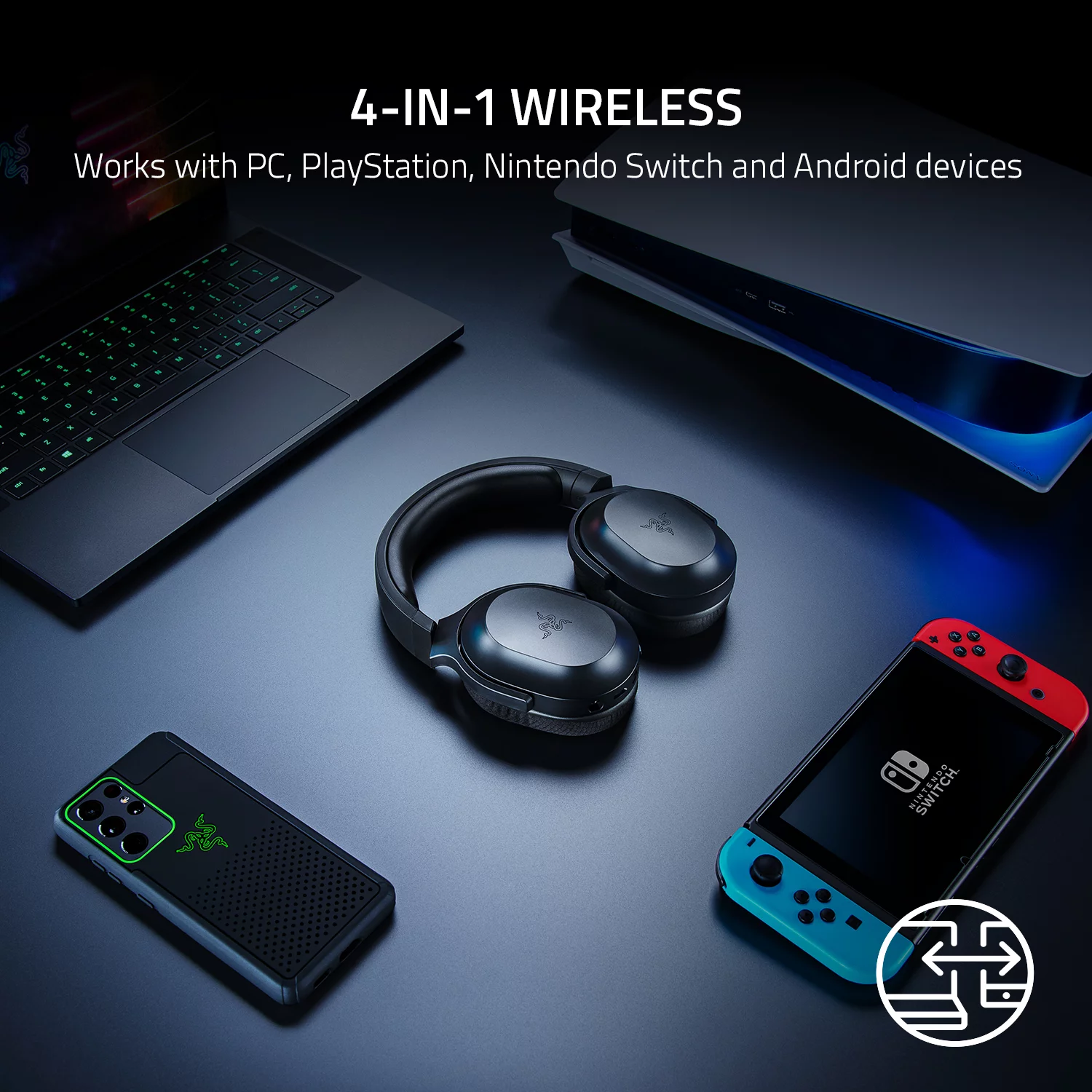 Audifono C/Microf. Razer Barracuda X 2022 Wireless 7.1 Multi-Platform  Mercury - dudu